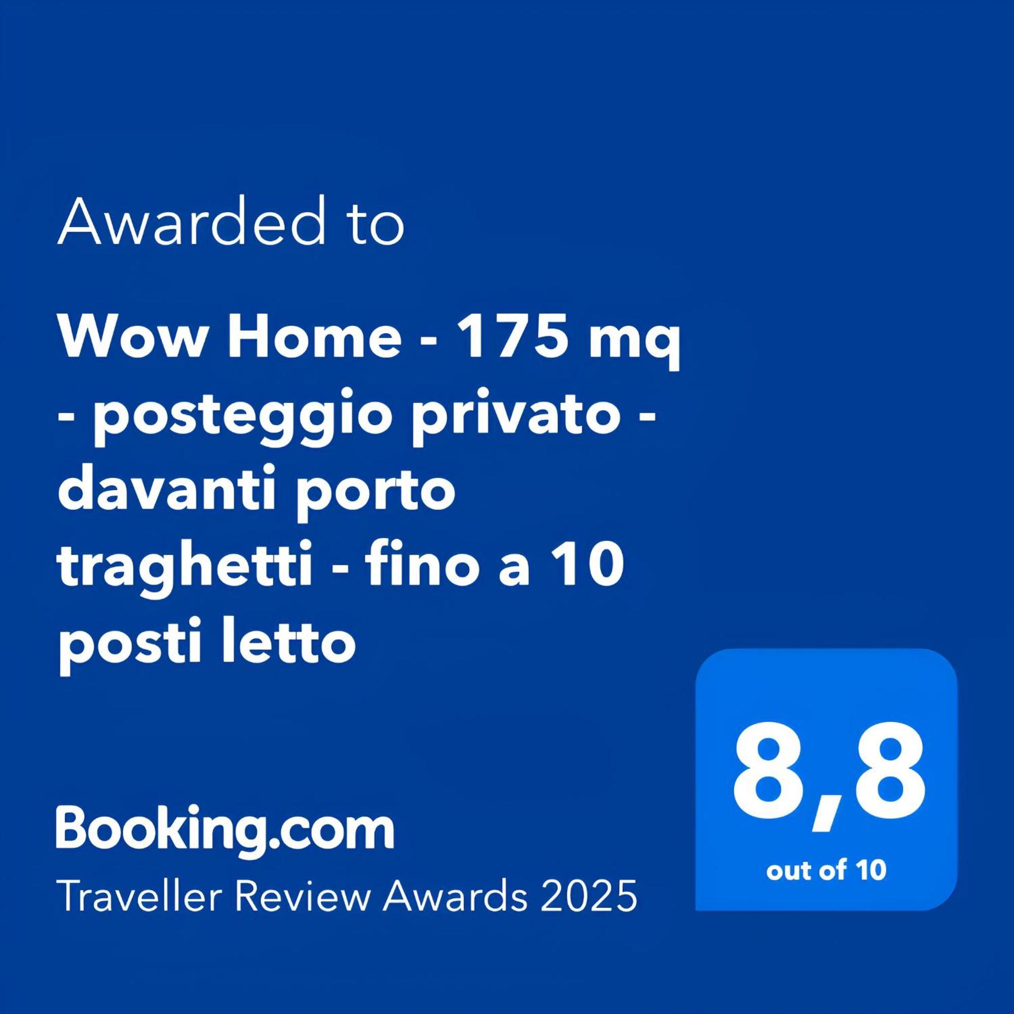 Wow Home - 175 Mq - Posteggio Privato - Davanti Porto Traghetti - Fino A 10 Posti Letto Genua Buitenkant foto
